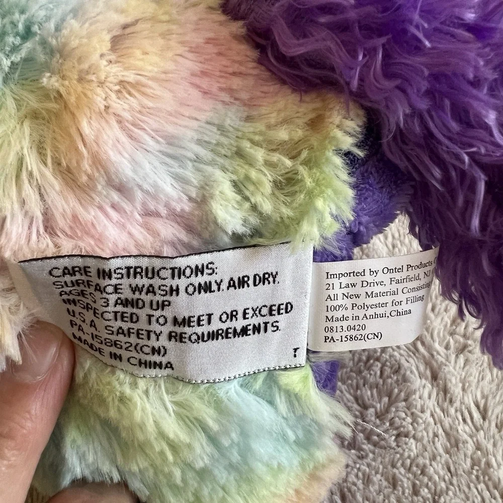 Purple Unicorn Glow Pillow Pet 2013 Tie Dye 16